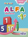 ALFA MATEMATICAS PREESCOLAR 1